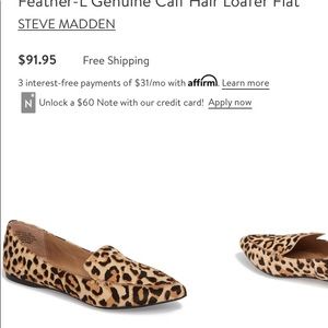 Steve Madden Leopard flats